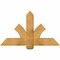 Ekena Millwork Redmond Rough Sawn Timber Gable Bracket, Western Red Cedar, 48"W x 28"H x 4"D x 6"F, 14/12 Pitch GBW048X28X0406RED00RWR - alternate 1